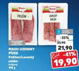 Kaufland Lovecký salám nabídka