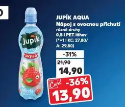 Kaufland Jupík aqua nabídka