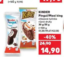 Kaufland Kinder maxi king nabídka