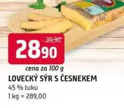 Terno Lovecký sýr s česnekem nabídka