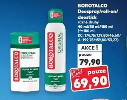 Kaufland Borotalco deostick nabídka