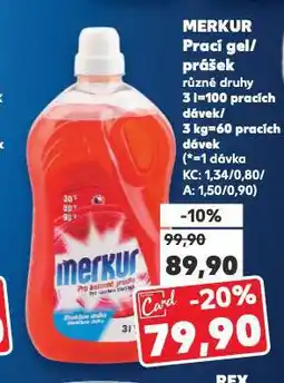 Kaufland Merkur prací prostředek nabídka