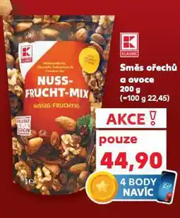 Kaufland Směs ořechů a ovoce nabídka