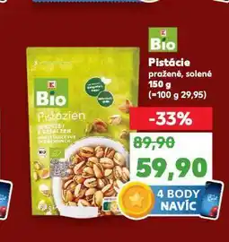 Kaufland Bio pistácie nabídka