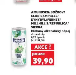 Kaufland Fernet míchaný alkoholický nápoj nabídka
