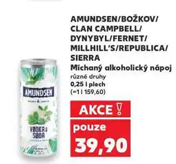 Kaufland Clan campbell míchaný alkoholický nápoj nabídka