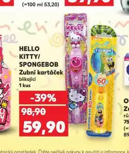 Kaufland Hello kitty zubní kartáček nabídka