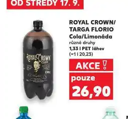 Kaufland Royal crown cola nabídka