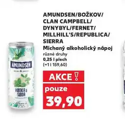 Kaufland Millhill's míchaný alkoholický nápoj nabídka