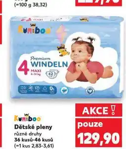Kaufland Dětské pleny nabídka