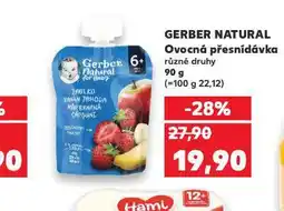 Kaufland Gerber ovocná přesnídávka nabídka