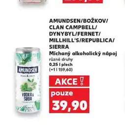Kaufland Sierra míchaný alkoholický nápoj nabídka
