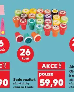 Kaufland Sada razítek nabídka