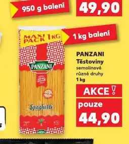 Kaufland Panzani těstoviny nabídka