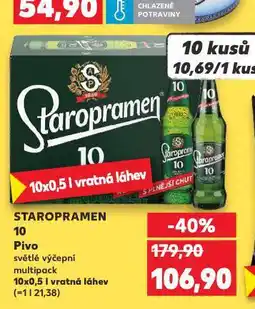 Kaufland Pivo staropramen nabídka