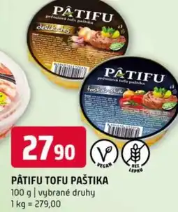 Terno Pâtifu tofu paštika nabídka