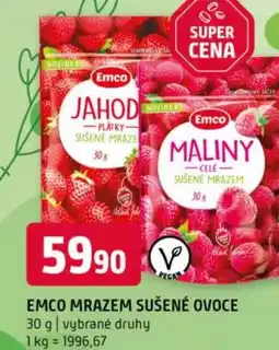 Terno Emco mrazem sušené ovoce nabídka