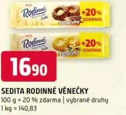 Terno Sedita rodinné věnečky nabídka