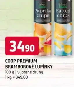 Terno Coop premium bramborové lupínky nabídka