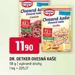 Terno Dr. oetker ovesná kaše nabídka