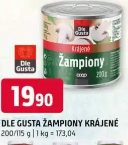 Terno Dle gusta žampiony krájené nabídka