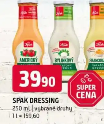 Terno Spak dressing nabídka