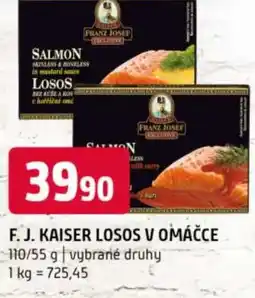 Terno F. J. kaiser losos v omáčce nabídka