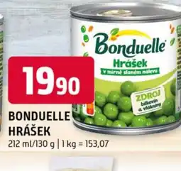 Terno Bonduelle hrášek nabídka