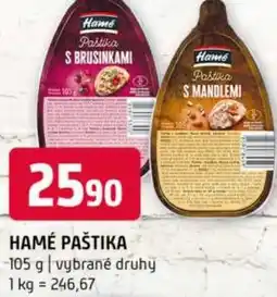 Terno Hamé paštika nabídka
