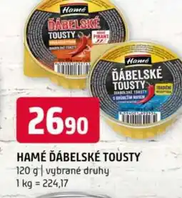 Terno Hamé ďábelské tousty nabídka