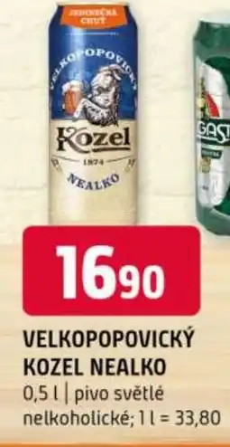 Terno Velkopopovický kozel nealko nabídka