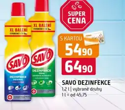 Terno Savo dezinfekce nabídka