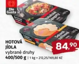 Terno Hotová jídla nabídka