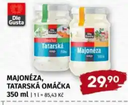 Terno Majonéza, tatarská omáčka nabídka