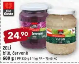 Terno Zelí bílé, červené nabídka