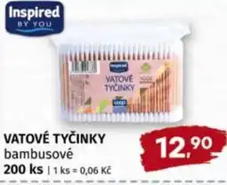 Terno Vatové tyčinky bambusové nabídka