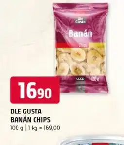 Terno Dle gusta banán chips nabídka