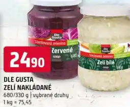 Terno Dle gusta zelí nakládané nabídka