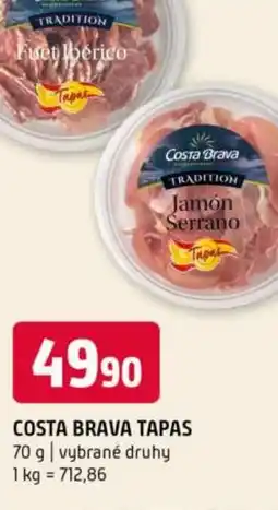 Terno Costa brava tapas nabídka