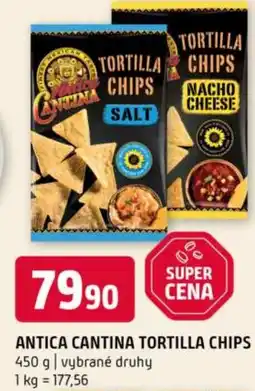 Terno Antica cantina tortilla chips nabídka