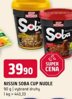 Terno Nissin soba cup nudle nabídka