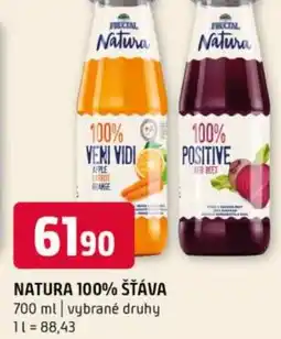Terno Natura 100% šťáva nabídka