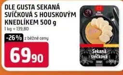 Terno Dle gusta sekaná svíčková s houskovým knedlíkem nabídka