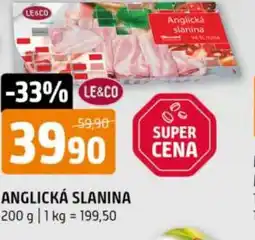 Terno Anglická slanina nabídka