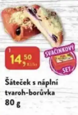 MP Krásno Šáteček s náplní tvaroh-borůvka nabídka