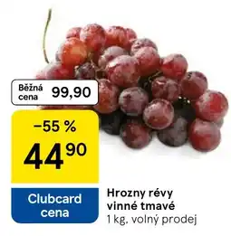 Tesco Hrozny révy vinné tmavé nabídka