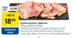 Tesco Šunka od kosti výběrová nabídka