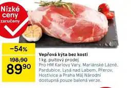 Tesco Vepřová kýta bez kosti nabídka