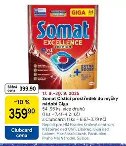 Tesco Somat Čisticí prostředek do myčky nádobí Giga nabídka