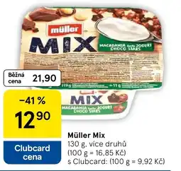Tesco Müller Mix nabídka